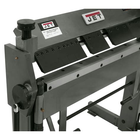 jet sheet metal box and pan brake with foot clamp|jet tools hand brakes.